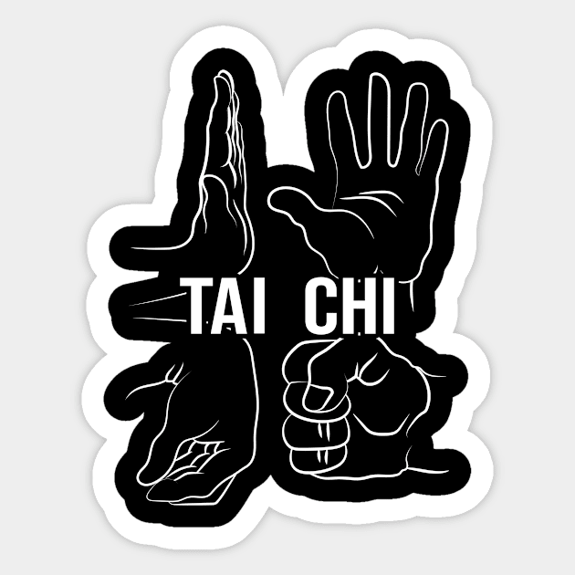 Tai Chi Martial Arts Basics Qi Gong Sticker by QQdesigns